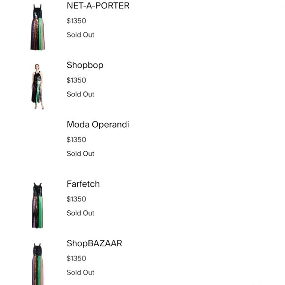 Tibi Multicolor Long Night Out Dress Size 2 - Picture 16 of 16